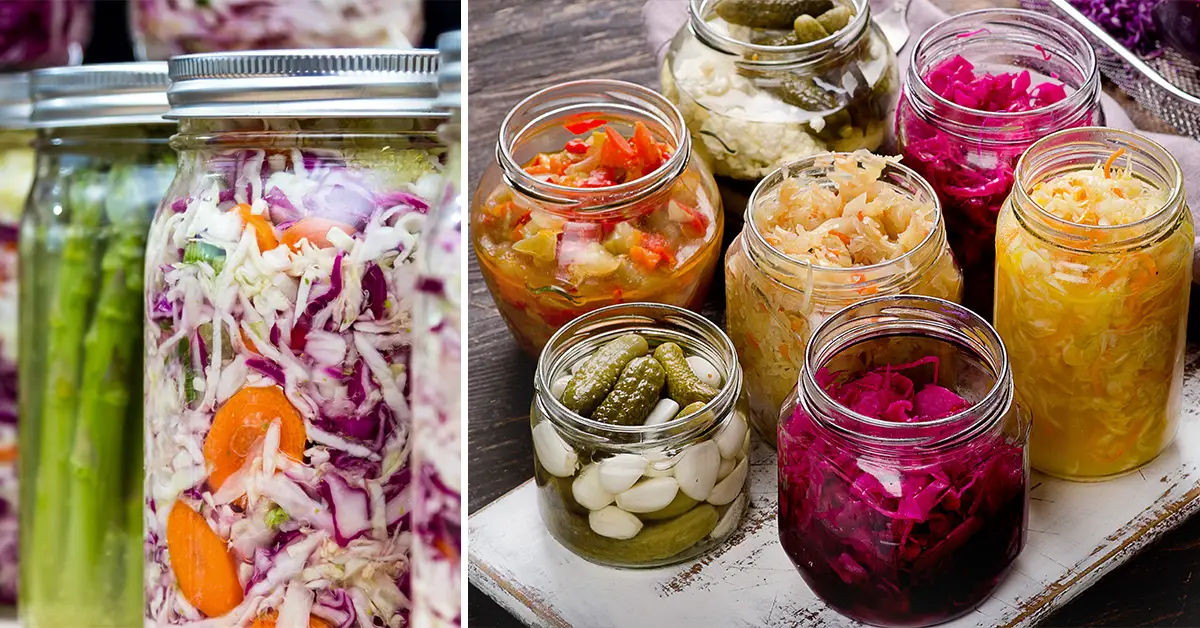 fermenting vegetables