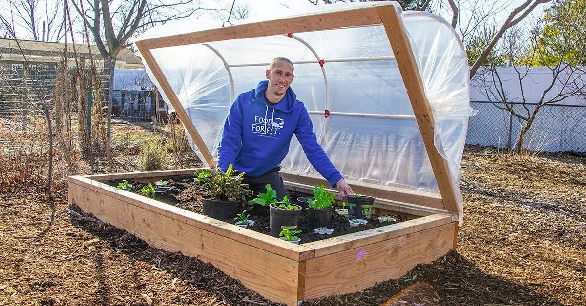 raised bed hoop house